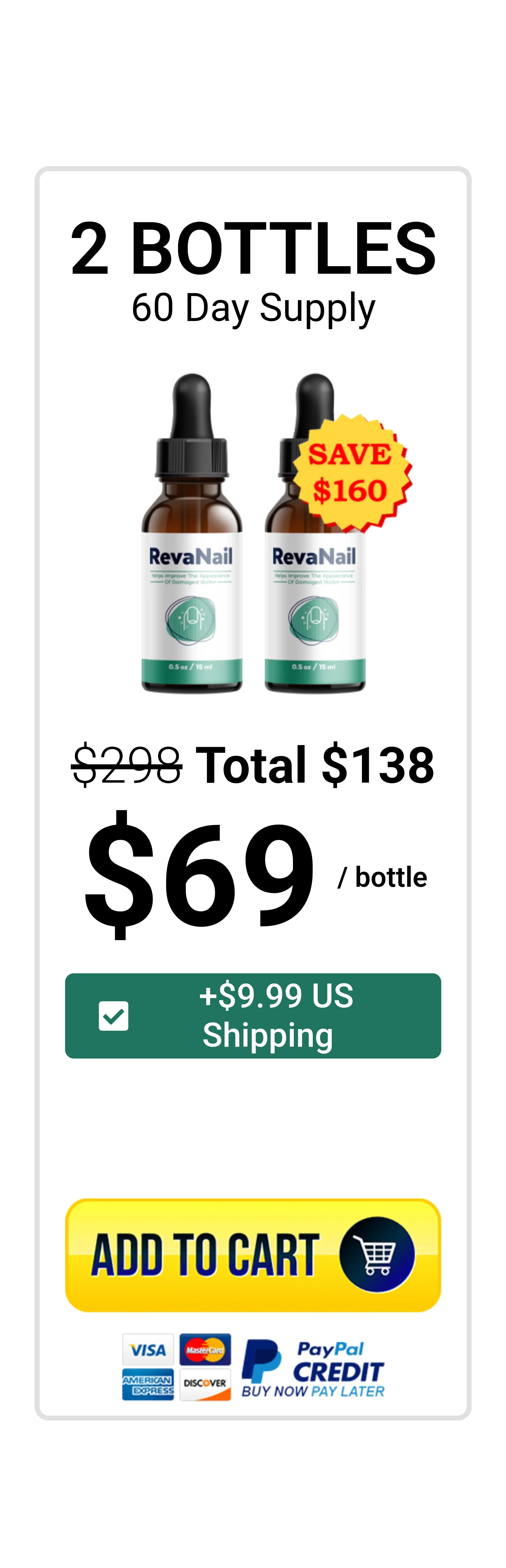 RevaNail™ 2 bottles pricing